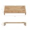 Hastings Home Bamboo Monitor Stand- Computer Desk Organizer and Laptop Riser in Natural Wood Finish 811251STU - alternate 3